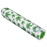 Slim Cannabis Leaf Vibe White and Green Adult Intimacy Toy BULLETS
